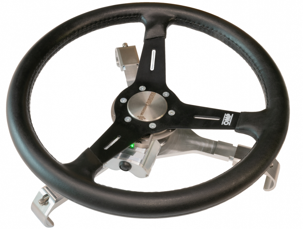 SW-TEL steering wheel torque transducer with its telemetry package