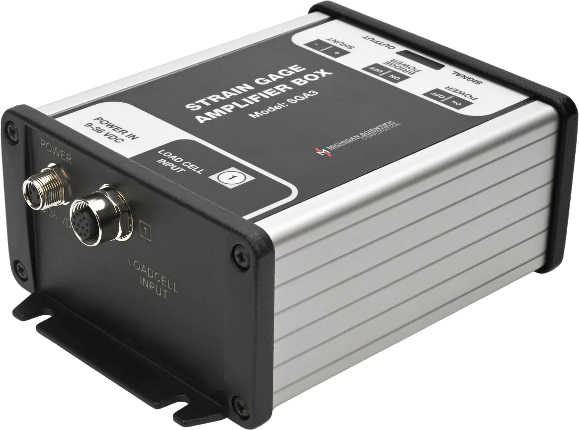 SGA3 three-channel strain gage amplifier box