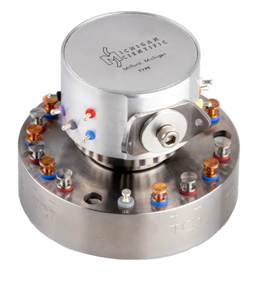 Short S10M/T/TC7TT/LH slip ring, 50.8 mm rotor with thermocouple terminals