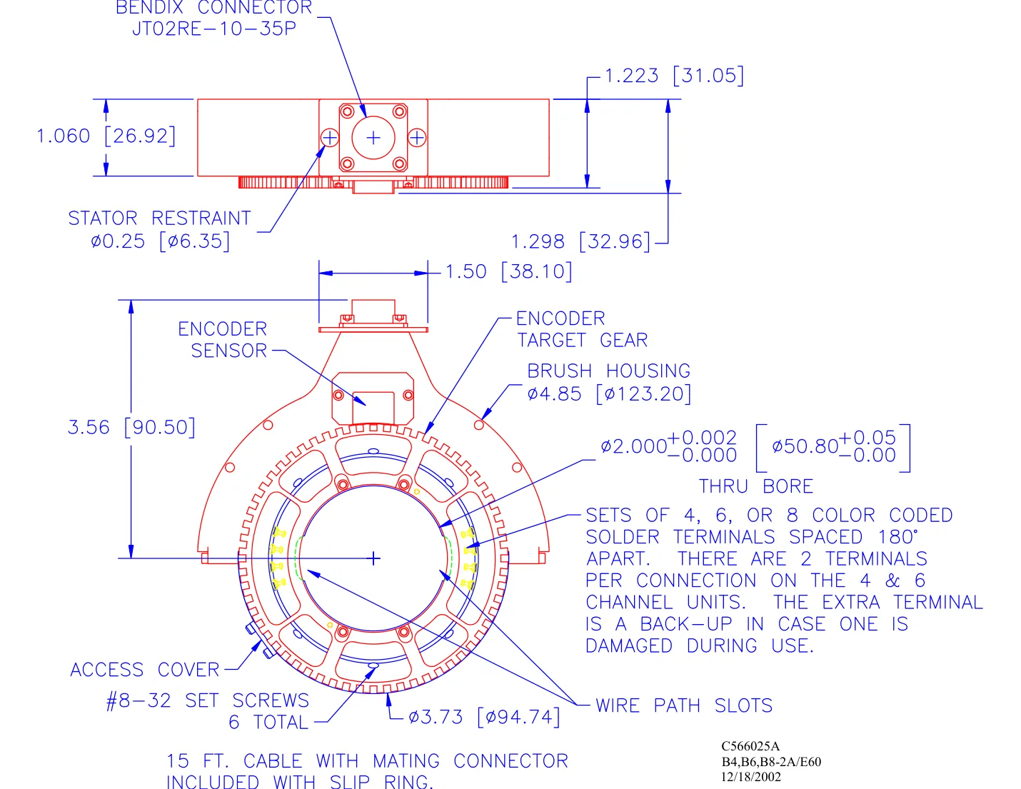 Zeichnung C566025A, B4/B6/B8-2/E60 (PDF)
