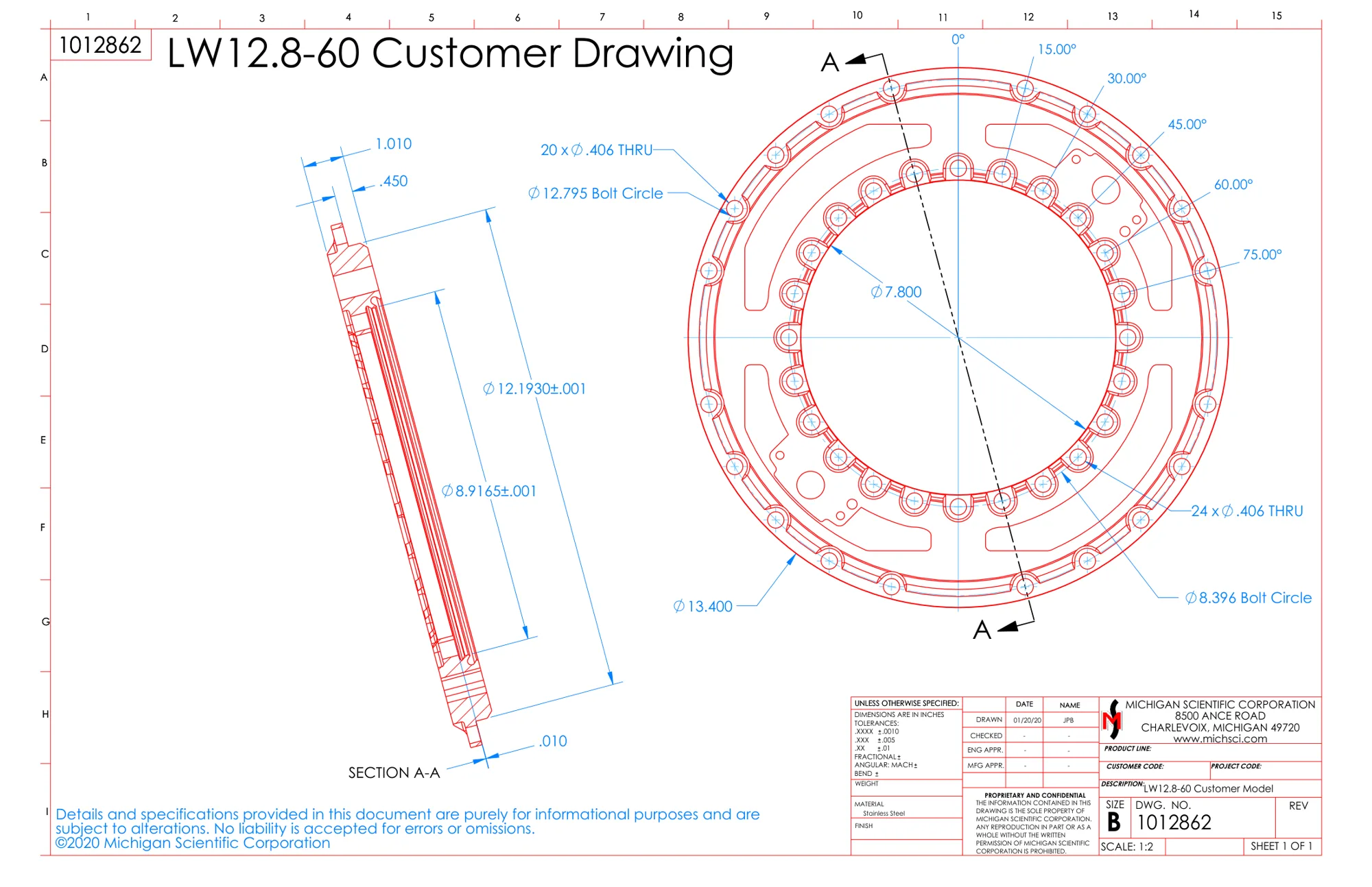 Disegno 1012862, LW12.8-60 (PDF)