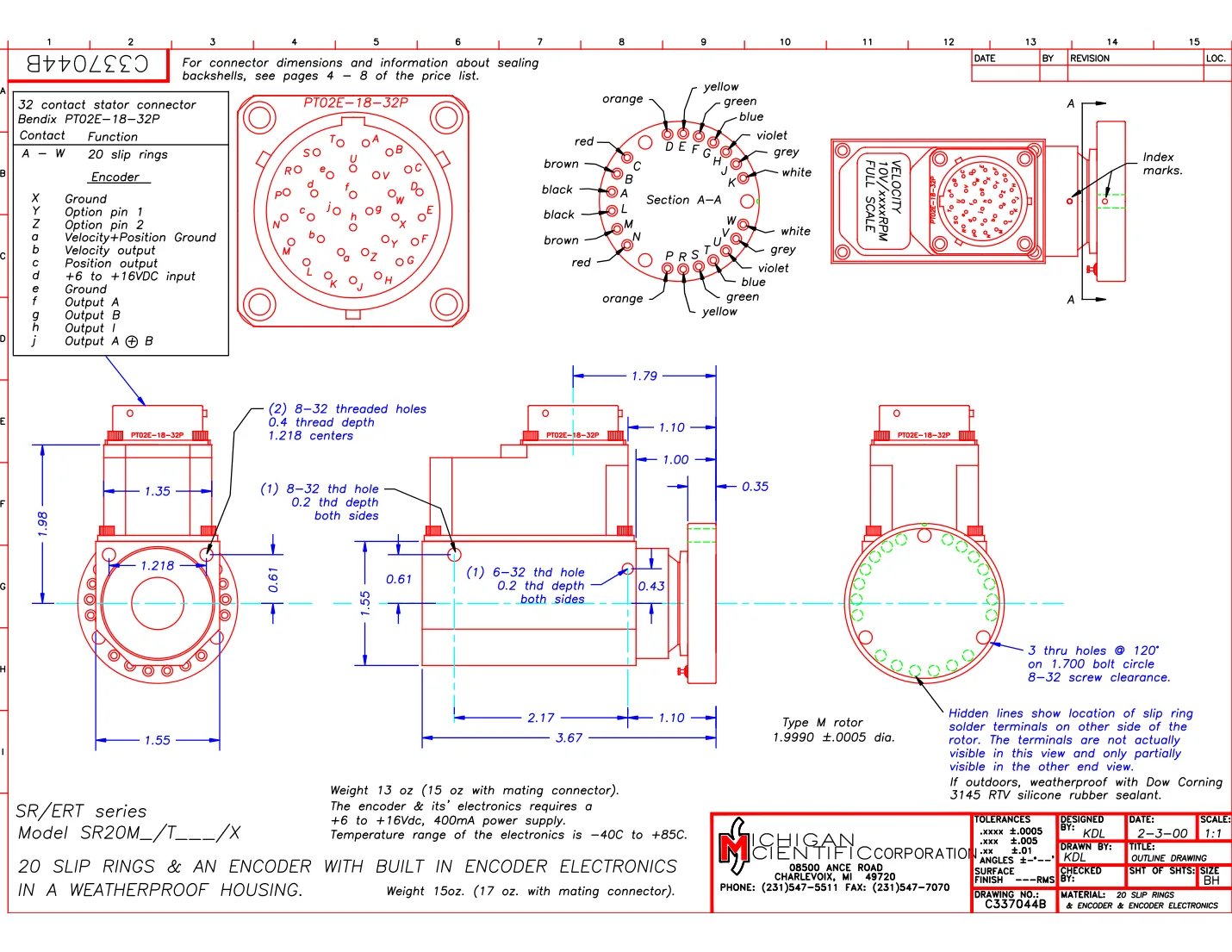 Drawing SR20M/T/X (PDF)