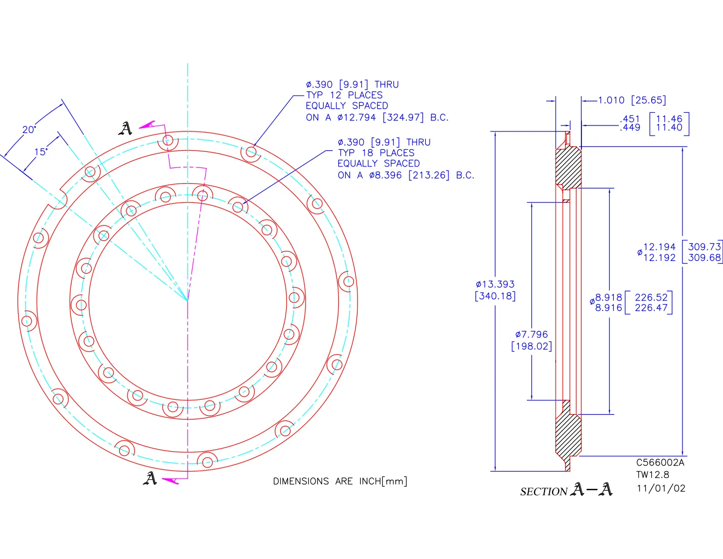 Zeichnung C566002A, TW12.8 (PDF)